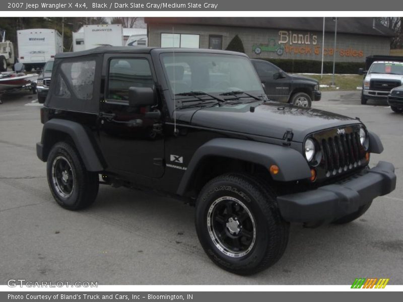 Black / Dark Slate Gray/Medium Slate Gray 2007 Jeep Wrangler X 4x4