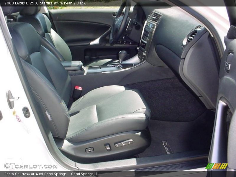 Starfire White Pearl / Black 2008 Lexus IS 250