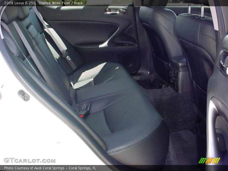 Starfire White Pearl / Black 2008 Lexus IS 250