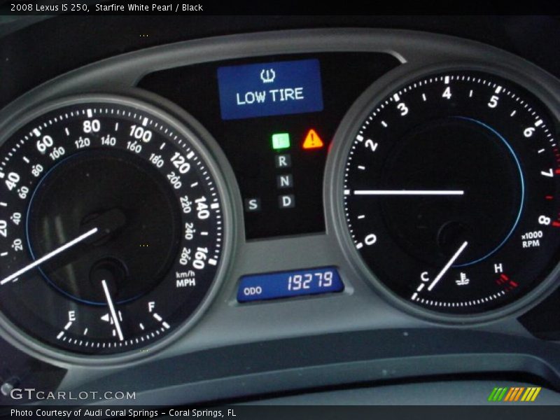 Starfire White Pearl / Black 2008 Lexus IS 250