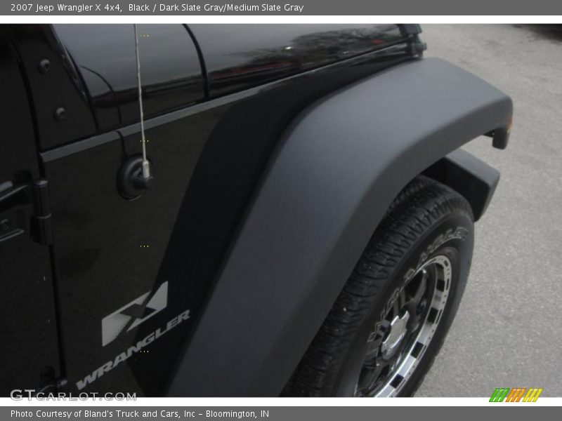Black / Dark Slate Gray/Medium Slate Gray 2007 Jeep Wrangler X 4x4