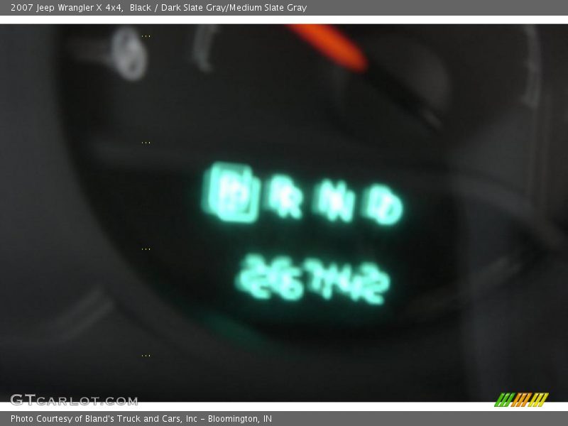 Black / Dark Slate Gray/Medium Slate Gray 2007 Jeep Wrangler X 4x4