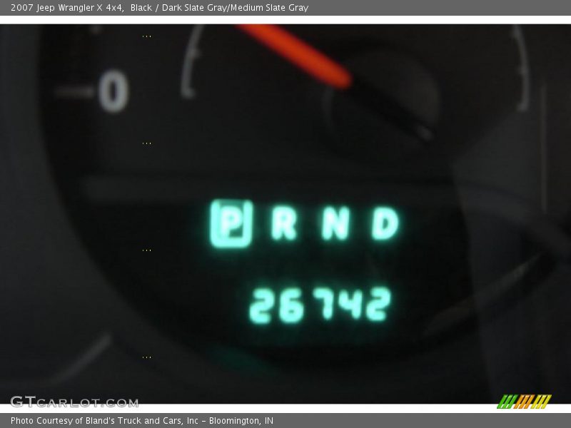 Black / Dark Slate Gray/Medium Slate Gray 2007 Jeep Wrangler X 4x4