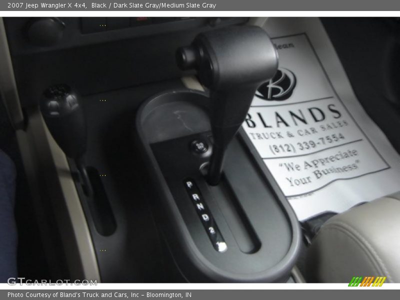 Black / Dark Slate Gray/Medium Slate Gray 2007 Jeep Wrangler X 4x4