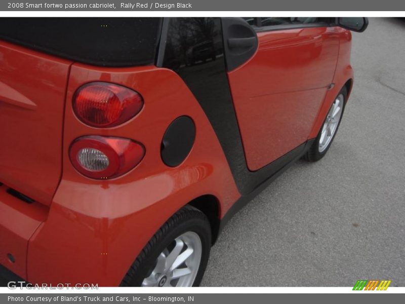 Rally Red / Design Black 2008 Smart fortwo passion cabriolet