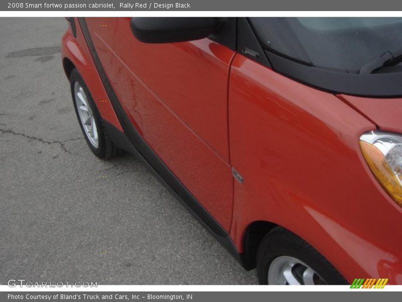Rally Red / Design Black 2008 Smart fortwo passion cabriolet