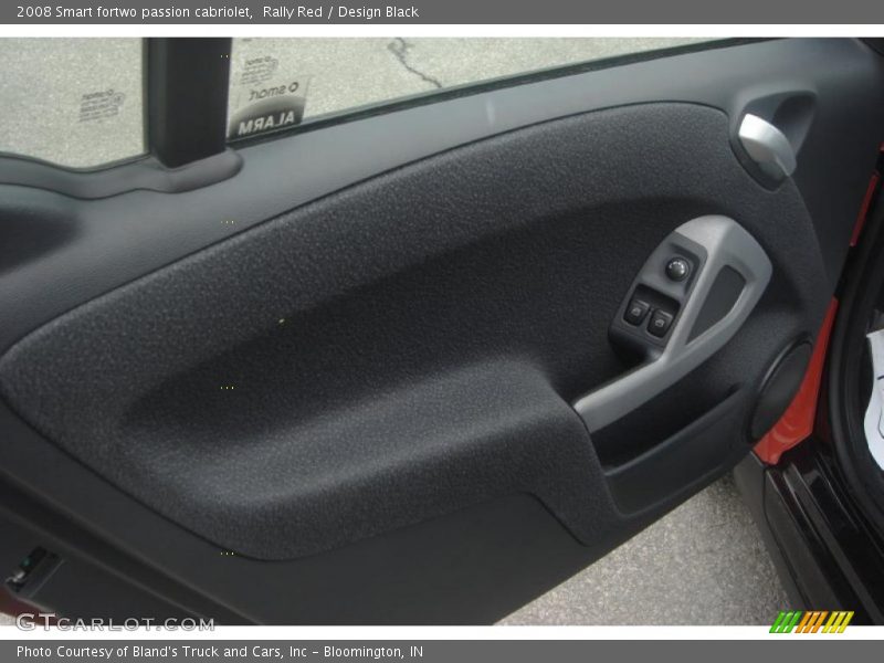 Rally Red / Design Black 2008 Smart fortwo passion cabriolet