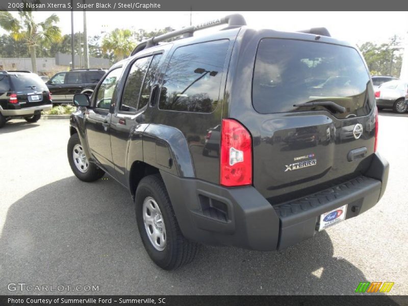 Super Black / Steel/Graphite 2008 Nissan Xterra S