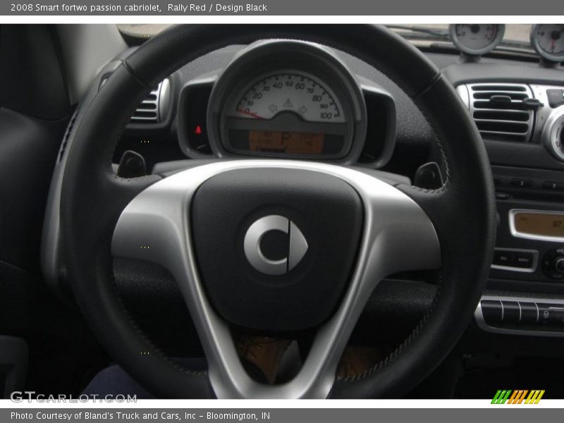 Rally Red / Design Black 2008 Smart fortwo passion cabriolet
