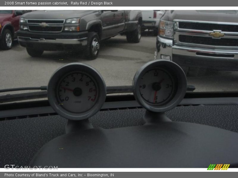 Rally Red / Design Black 2008 Smart fortwo passion cabriolet