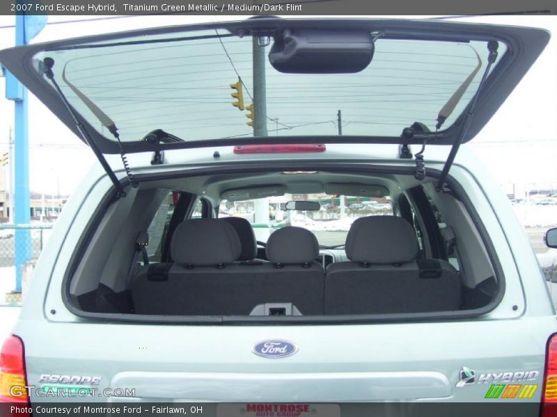 Titanium Green Metallic / Medium/Dark Flint 2007 Ford Escape Hybrid