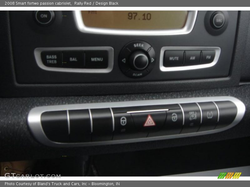 Rally Red / Design Black 2008 Smart fortwo passion cabriolet