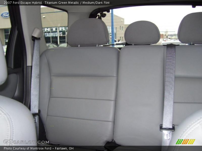 Titanium Green Metallic / Medium/Dark Flint 2007 Ford Escape Hybrid
