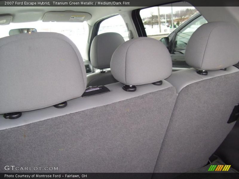 Titanium Green Metallic / Medium/Dark Flint 2007 Ford Escape Hybrid