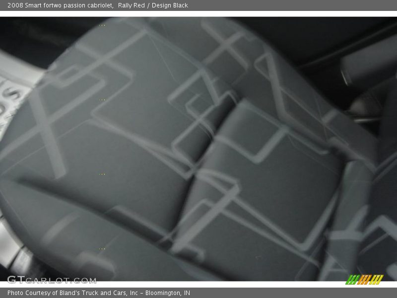 Rally Red / Design Black 2008 Smart fortwo passion cabriolet