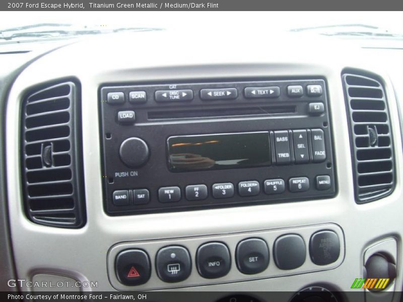 Titanium Green Metallic / Medium/Dark Flint 2007 Ford Escape Hybrid