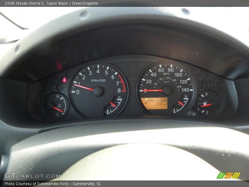 Super Black / Steel/Graphite 2008 Nissan Xterra S