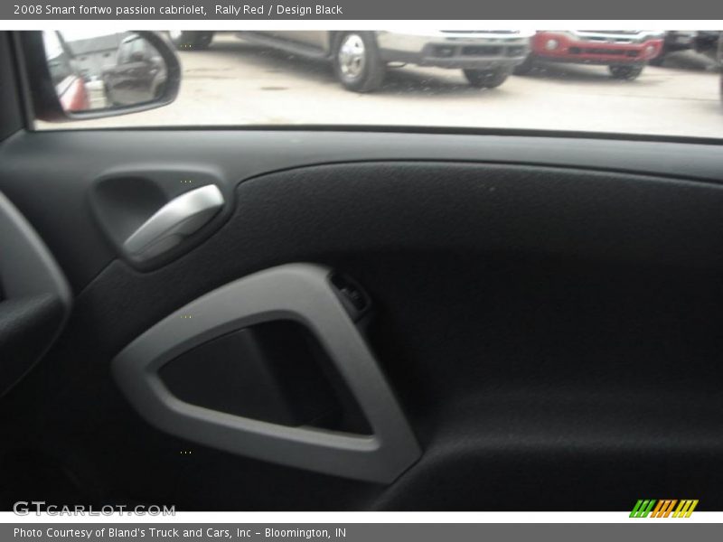 Rally Red / Design Black 2008 Smart fortwo passion cabriolet