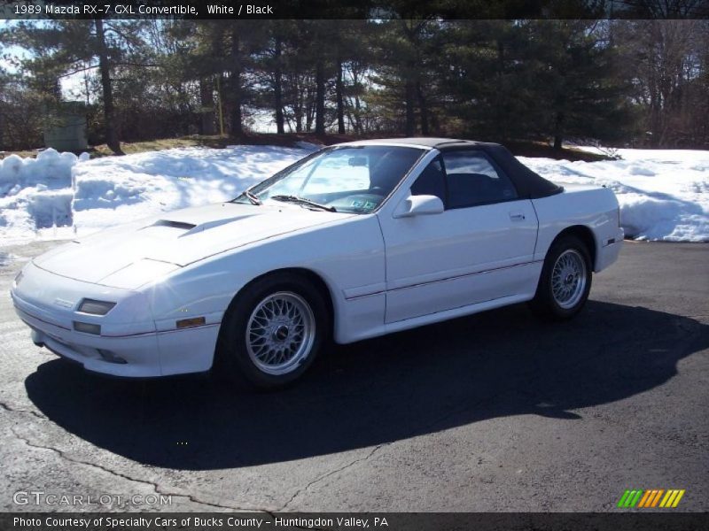  1989 RX-7 GXL Convertible White