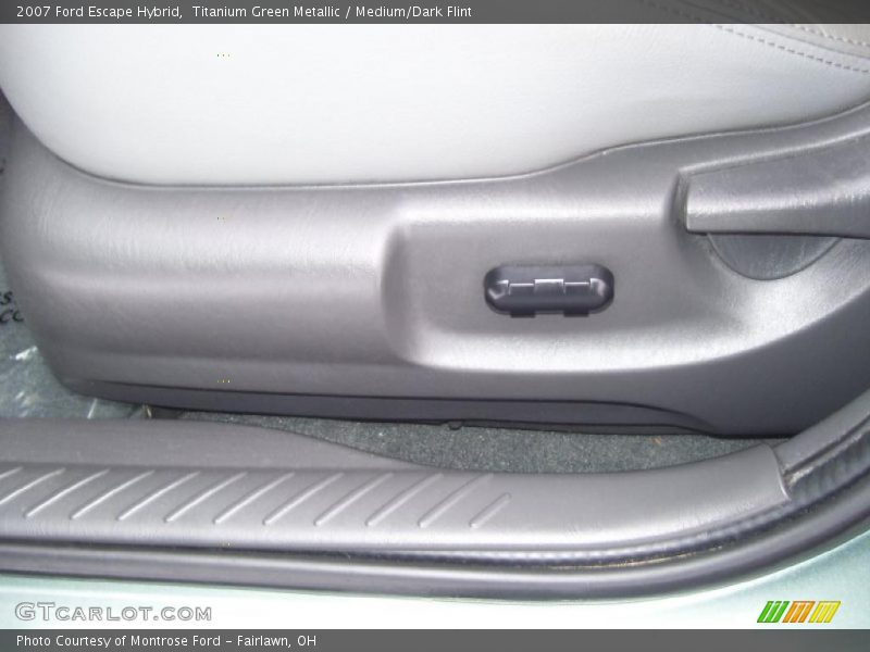 Titanium Green Metallic / Medium/Dark Flint 2007 Ford Escape Hybrid