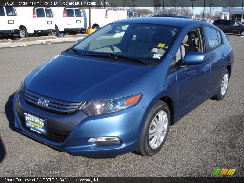 Atomic Blue Metallic / Gray 2010 Honda Insight Hybrid LX