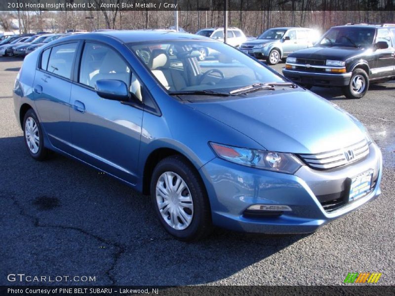 Atomic Blue Metallic / Gray 2010 Honda Insight Hybrid LX