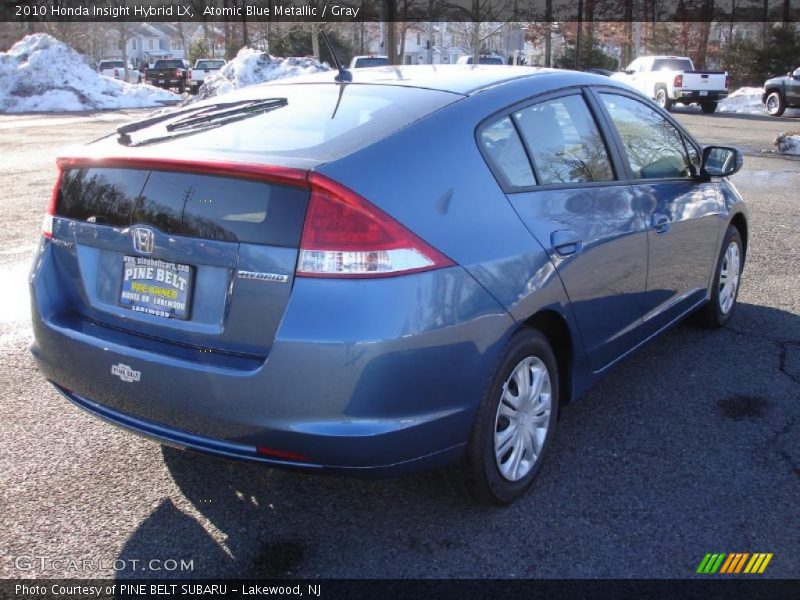 Atomic Blue Metallic / Gray 2010 Honda Insight Hybrid LX