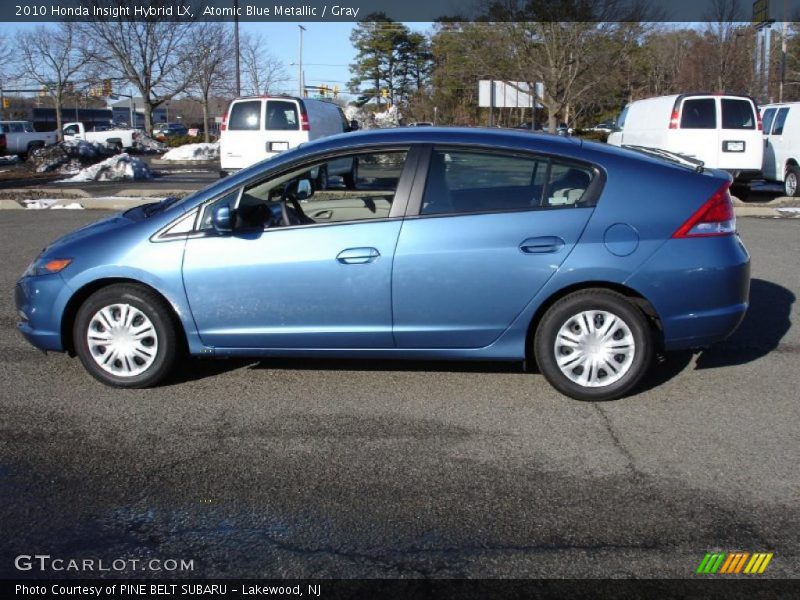 Atomic Blue Metallic / Gray 2010 Honda Insight Hybrid LX