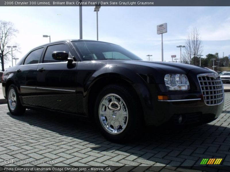 Brilliant Black Crystal Pearl / Dark Slate Gray/Light Graystone 2006 Chrysler 300 Limited