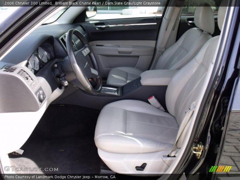 Brilliant Black Crystal Pearl / Dark Slate Gray/Light Graystone 2006 Chrysler 300 Limited