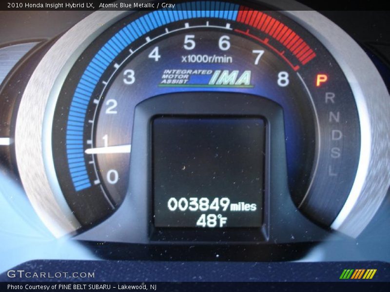 Atomic Blue Metallic / Gray 2010 Honda Insight Hybrid LX