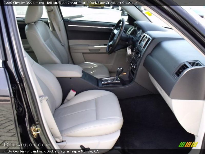 Brilliant Black Crystal Pearl / Dark Slate Gray/Light Graystone 2006 Chrysler 300 Limited