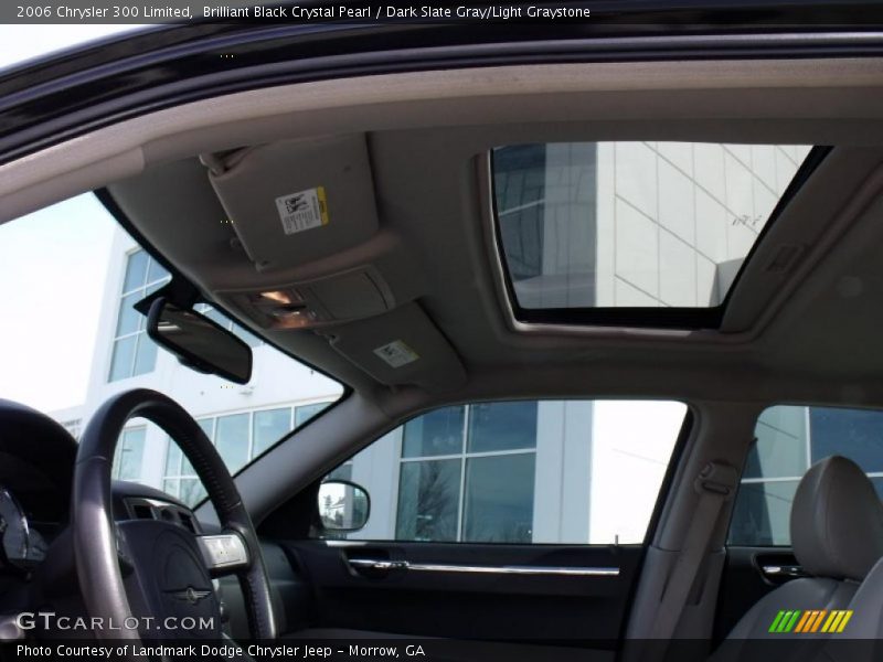 Brilliant Black Crystal Pearl / Dark Slate Gray/Light Graystone 2006 Chrysler 300 Limited