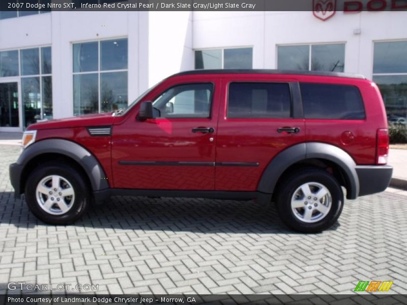 Inferno Red Crystal Pearl / Dark Slate Gray/Light Slate Gray 2007 Dodge Nitro SXT