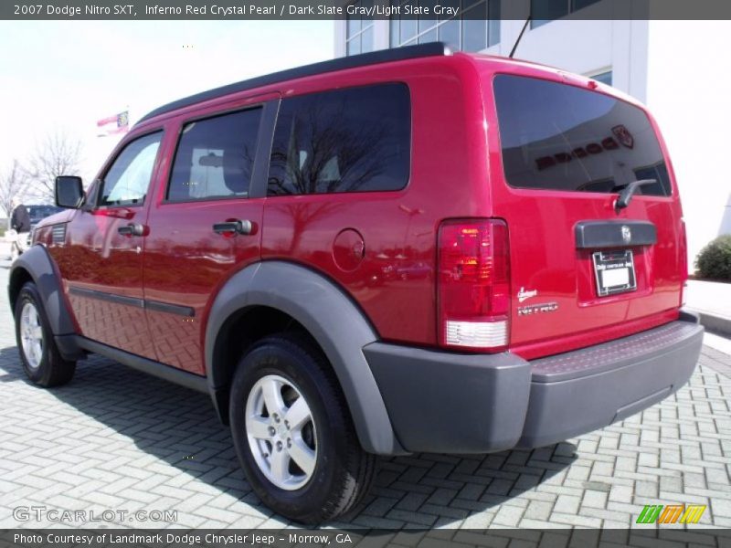 Inferno Red Crystal Pearl / Dark Slate Gray/Light Slate Gray 2007 Dodge Nitro SXT