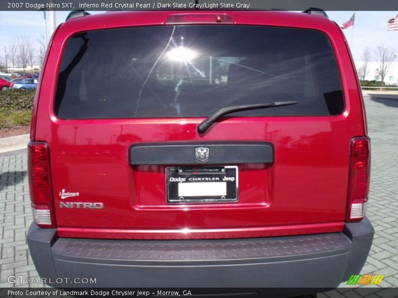 Inferno Red Crystal Pearl / Dark Slate Gray/Light Slate Gray 2007 Dodge Nitro SXT