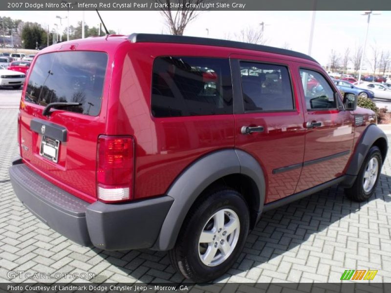 Inferno Red Crystal Pearl / Dark Slate Gray/Light Slate Gray 2007 Dodge Nitro SXT
