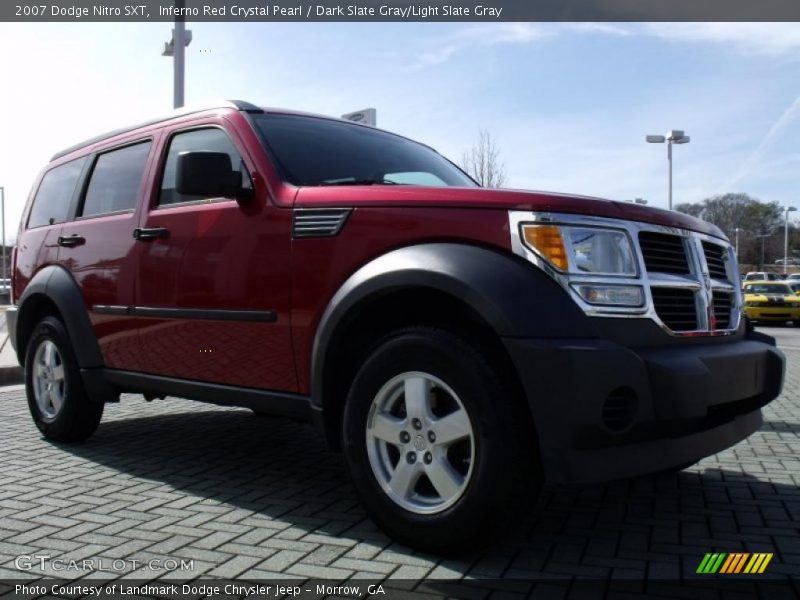 Inferno Red Crystal Pearl / Dark Slate Gray/Light Slate Gray 2007 Dodge Nitro SXT