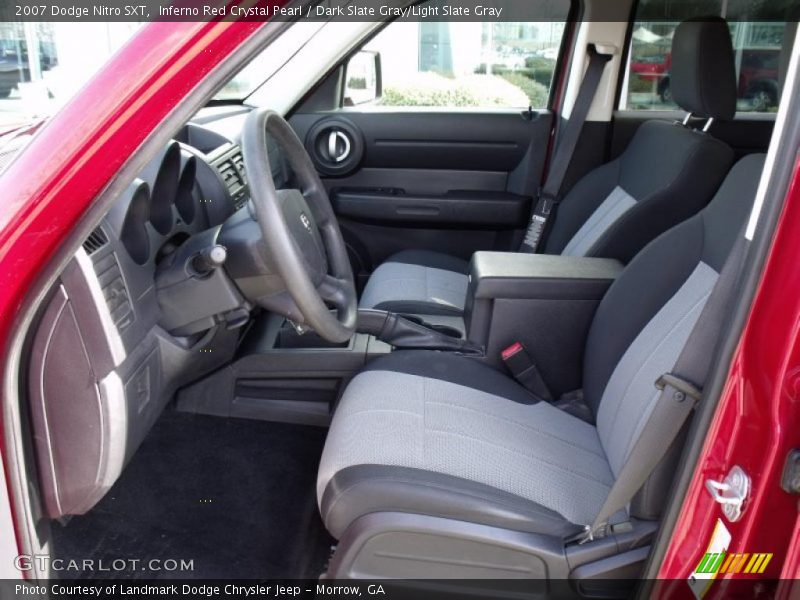 Inferno Red Crystal Pearl / Dark Slate Gray/Light Slate Gray 2007 Dodge Nitro SXT