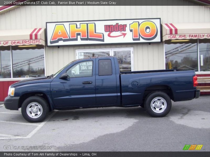 Patriot Blue Pearl / Medium Slate Gray 2006 Dodge Dakota ST Club Cab