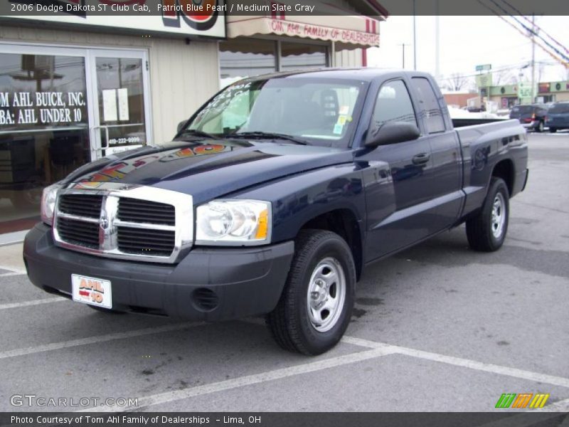 Patriot Blue Pearl / Medium Slate Gray 2006 Dodge Dakota ST Club Cab