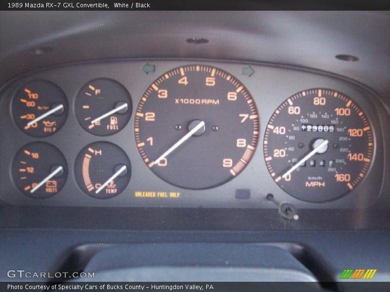  1989 RX-7 GXL Convertible GXL Convertible Gauges