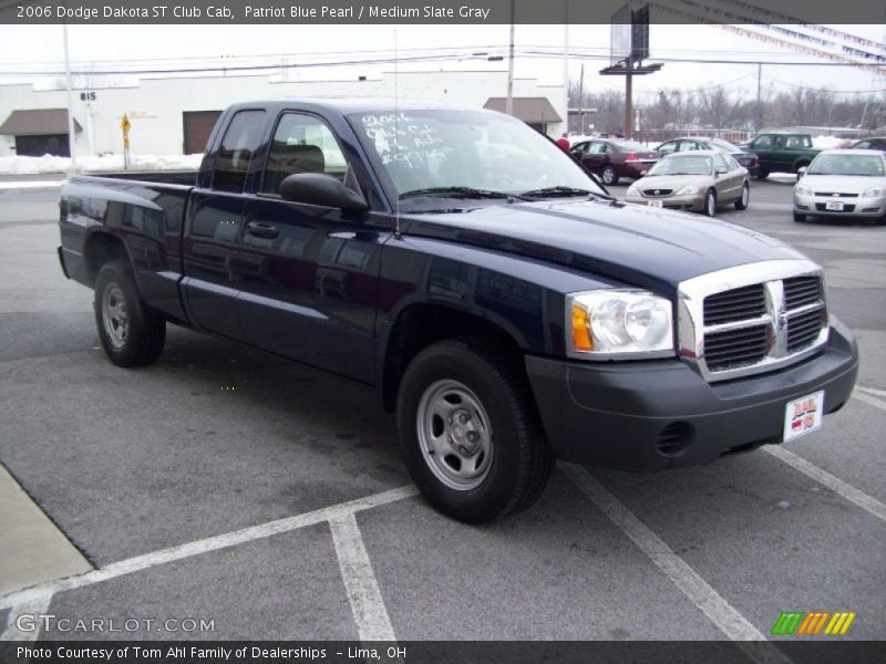 Patriot Blue Pearl / Medium Slate Gray 2006 Dodge Dakota ST Club Cab