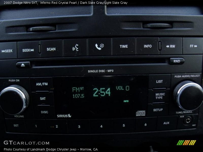 Inferno Red Crystal Pearl / Dark Slate Gray/Light Slate Gray 2007 Dodge Nitro SXT