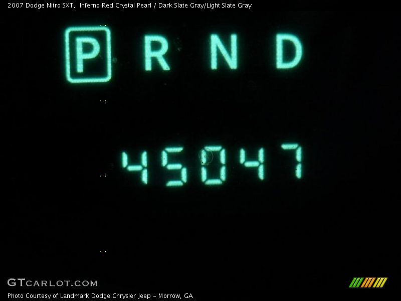 Inferno Red Crystal Pearl / Dark Slate Gray/Light Slate Gray 2007 Dodge Nitro SXT