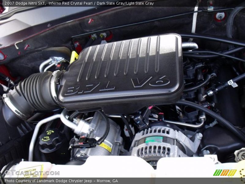 Inferno Red Crystal Pearl / Dark Slate Gray/Light Slate Gray 2007 Dodge Nitro SXT