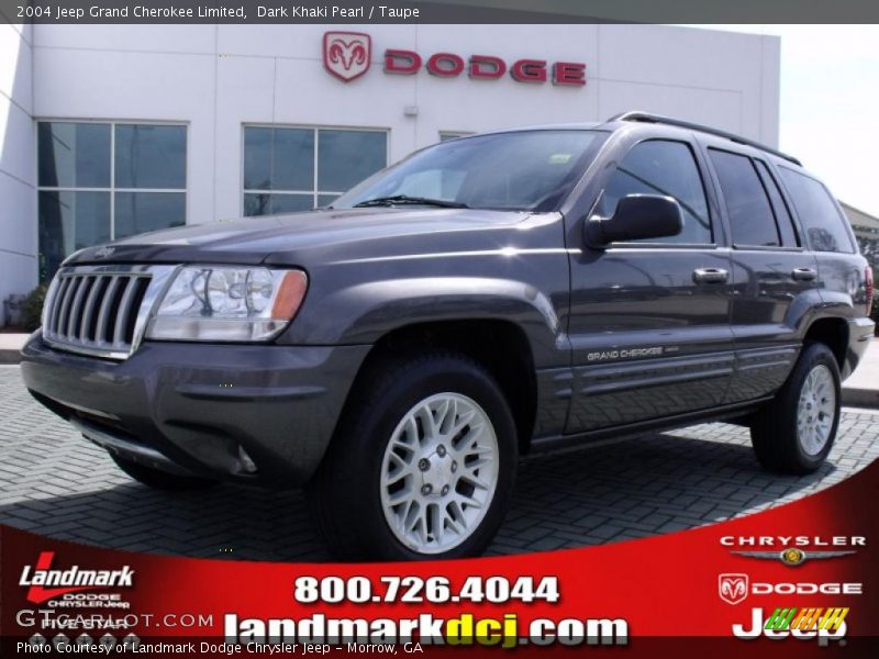 Dark Khaki Pearl / Taupe 2004 Jeep Grand Cherokee Limited