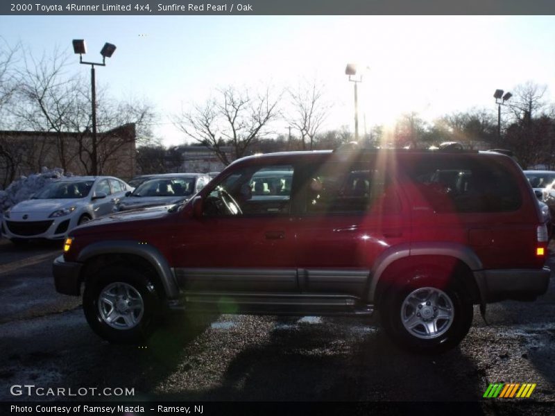 Sunfire Red Pearl / Oak 2000 Toyota 4Runner Limited 4x4