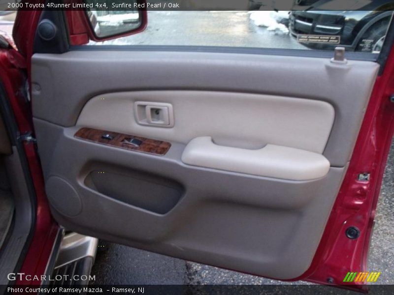 Sunfire Red Pearl / Oak 2000 Toyota 4Runner Limited 4x4