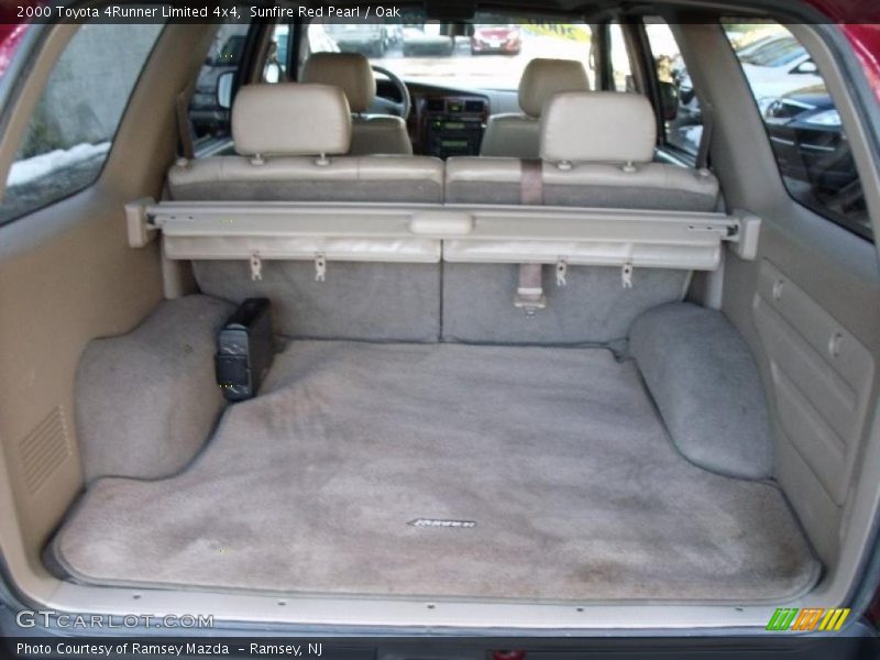 Sunfire Red Pearl / Oak 2000 Toyota 4Runner Limited 4x4